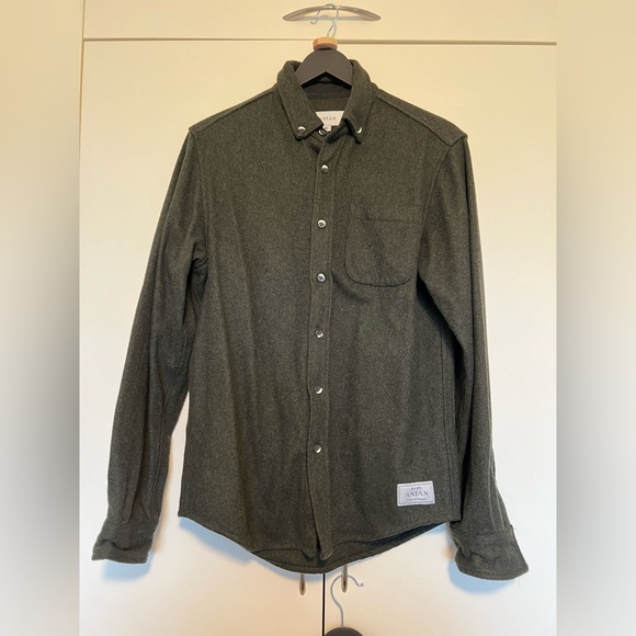 Anian Modern Melton Olive - men's Medium - Picture 5 of 9